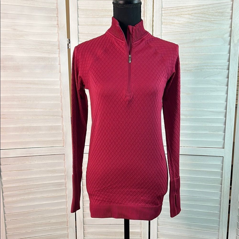 Lululemon Star Ruby Rest Less 1/2 Zip Pullover 8